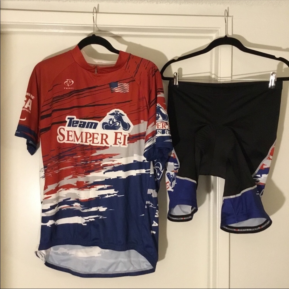 XXL- Primal Cycling Gear Team Semper Fi